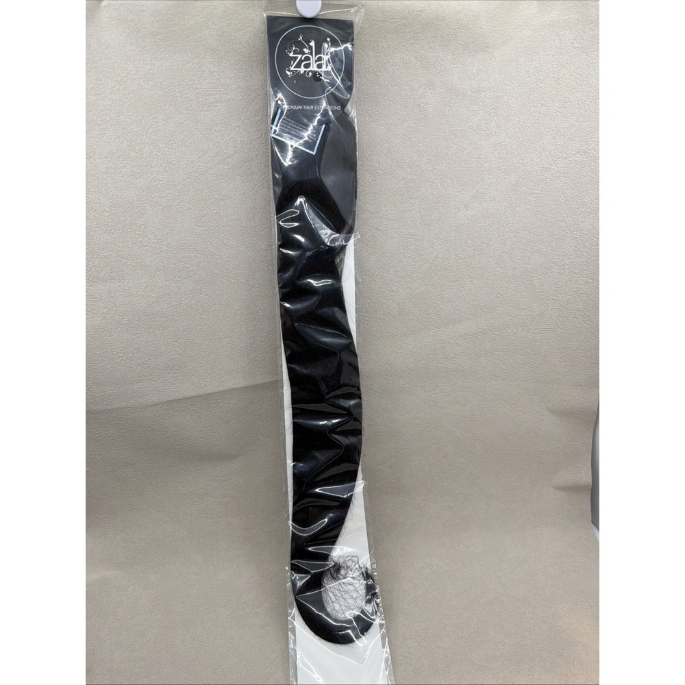 ZALA Premium Remy Hair Extensions Tape In 22" #1B Black 20 Pieces New Sealed